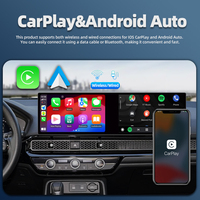 Radio Stéréo Android Universelle Personnalisée en Usine 10.1" 11.5" Double Écran pour Voiture, Prend en Charge 4G Caméra 360 CarPlay GPS Navigation