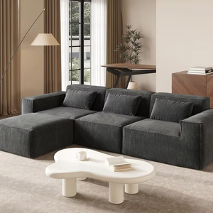 Modern Vacuum Compressed <strong>Sofa</strong> Tofu Height Density Sponge Modular <strong>Sofa</strong> for Living Room <strong>Cord</strong> <strong>Sofa</strong> - Product Image 5