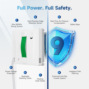 <span class=keywords><strong>Robot</strong></span> de lavage de vitres <span class=keywords><strong>automatique</strong></span>, <span class=keywords><strong>lave</strong></span>-vitres électrique, aspirateur, <span class=keywords><strong>robot</strong></span> de nettoyage de vitres pour usage domestique - Product Image 6