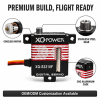 Servomoteur Glider 11KG 10mm Slim Coreless XQ-POWER XQ-S2210F à couple élevé, étanche, boîtier en aluminium CNC, numérique, 8.4V pour avion RC