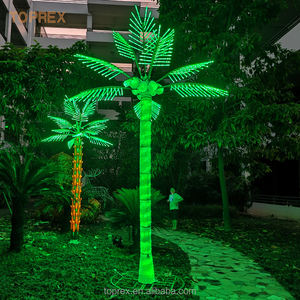 TOPREX <span class=keywords><strong>Palmier</strong></span> artificiel LED haute qualité pour extérieur, résistant aux intempéries, certifié CE ROHS, IP65 - Product Image 3