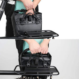 Assento traseiro de tpu para ciclismo, saco à prova d'água de 20l para bicicleta de montanha, bagagem, bolsa para ciclismo e armazenamento - Product Image 5