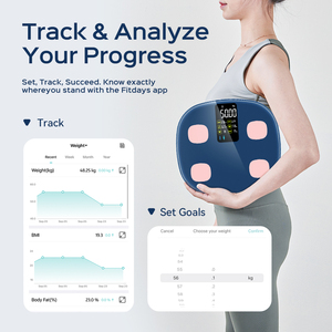 दिल दर स्मार्ट वजन पैमाने पर उच्च गुणवत्ता एप्लिकेशन डिजिटल स्वास्थ्य वजन स्मार्ट शरीर में वसा पैमाने - Product Image 4