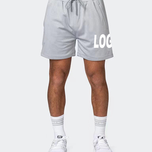 กางเกงขาสั้นตาข่ายสำหรับผู้ชายกางเกงขาสั้นเล่นบาสเก็ตบอลเล่นกีฬาวิ่งมีกระเป๋า<span class=keywords><strong>5</strong></span>ชิ้นสำหรับฤดูร้อนออกแบบโลโก้ของคุณได้ตามต้องการ - Product Image 2