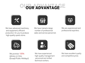 Tấm Đá Thạch Anh eastgem: lâu dài cho phòng tắm vanities với đặc điểm chống vết bẩn - Product Image 6