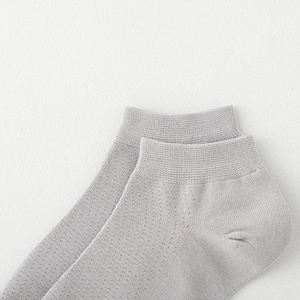 Chaussettes bateau en coton uni pour hommes, coupe <span class=keywords><strong>basse</strong></span>, respirantes et absorbant la transpiration - Product Image 5