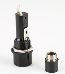 H3-52A Đen cầu chì chủ ổ cắm 20A 600V lỗ 13.2mm 6x30mm <span class=keywords><strong>Bakelite</strong></span> 15kA vít trong đầu Bìa Bảng điều khiển gắn kết cho điện tử - Product Image 5