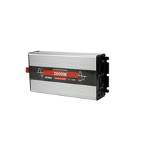 Convertisseur d'onde sinusoïdale pure monophasé JYINS 2000W 12V DC 110V/120V AC certifié CE avec garantie de 24 mois pour