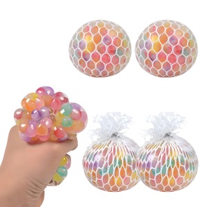 Most Popular TPR Mesh Grape Water Beads <b>Squishy</b> Balls Slow Return Hand Exercise Squeeze Stress Relieve Toys for Kids and Adults - Product Image 1