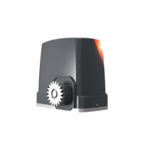 Motor sin escobillas de 24 VCC 120W/150W con LED intermitente, interruptor de límite magnético de 600 kg/800 kg, operador de puerta corredera con control remoto