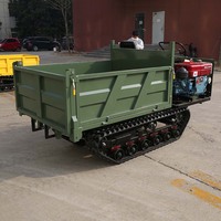 Heißer Verkauf: Geländegängiger Raupentransporter für die Landwirtschaft – 1, 2, 3, 5 Tonnen Ladekapazität – Mini-Raupendumper