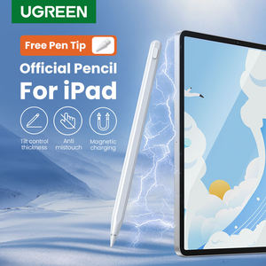 Stylet UGREEN pour iPad, recharge magnétique sans fil, compatible avec <span class=keywords><strong>Apple</strong></span> iPad Pro 12,<span class=keywords><strong>9</strong></span> Air 5, stylet Bluetooth inclinable 2e génération - Product Image 1