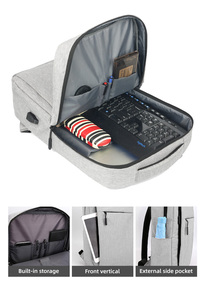 Hot Sale Low Price High Quality USB Charging Business Laptop Shockproof <b>Backpack</b> <b>Waterproof</b> Laptop Bag - Product Image 4