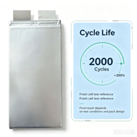 Batterie lithium LiFePO4 de qualité A, 50Ah, 3.2V, en format pochette souple, remplacement pour batterie au plomb-acide de vélo électrique ou de moto