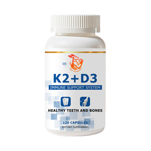 Factory Wholesale Herbal Supplements with Vitamin K2 D3 Dietary Supplement 120 Capsules to Modulates Immune Responses Capsules - Product Image 6