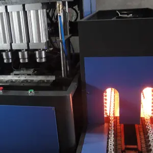 Mesin Pembuat Botol PET Semi Otomatis 4 Lubang Kualitas Tinggi