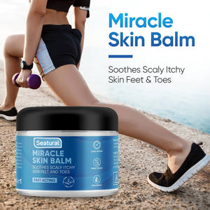 มิราเคิล สกิน บาล์ม - บรรเทาอาการผิวแห้ง คัน ลอกเป็นขุย บริเวณเท้า ลำตัว นิ้วเท้า ด้วยทีทรีออยล์และยูคาลิปตัส ช่วยบรรเทาอาการปวดอย่างรวดเร็วและเพิ่มความชุ่มชื้น - Product Image 2