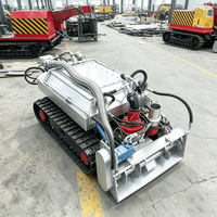 Robot autopropulsé de nettoyage de boues de canalisations sous-marines, robot déboucheur de canalisations combiné sur chenilles pour l'inspection des conduites