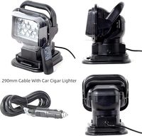 7 pouces 50W télécommande sans fil LED projecteur Spot faisceau lampe lumière blanche extérieur conduite lampe toit Auto éclairage extérieur