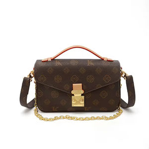 Sac à main classique vintage de luxe pour femme, en PU durable, ouvert, imperméable, avec sangles antivol, porté épaule ou croisé, en toile tendance - Product Image 4