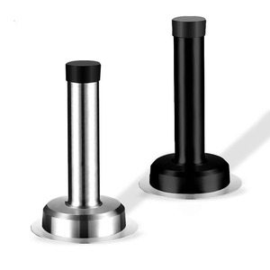 Tope de Puerta de Seguridad Moderno de Acero Inoxidable 304 para Baño, Tipo Montaje en Pared - Product Image 2