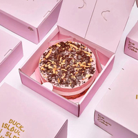 VVB Boîte en papier de qualité alimentaire au design personnalisé Boîtes d'emballage en carton ondulé pour gâteau alimentaire biscuit Donut Donut Macaron