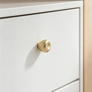 Poignée simple de luxe léger française Dingxin pour armoire, tiroir, porte de placard, en alliage de zinc, style moderne et minimaliste - Product Image 1