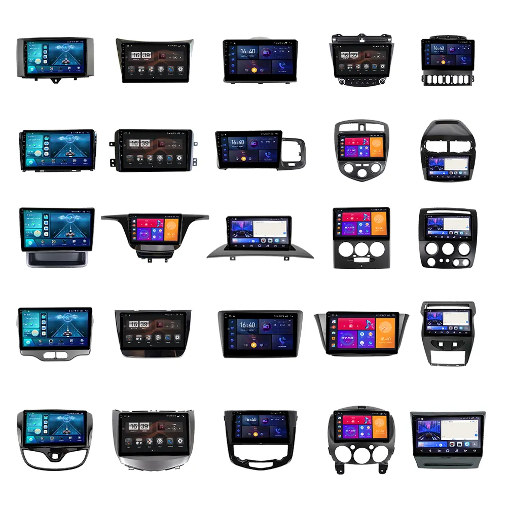 factory supply 9 10 12.3 inch 2 din Android wholesale touch screen auto electronic video car multimedia player