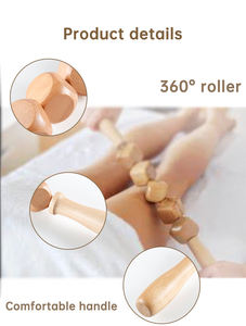 Holz Guasha Massage Holz Werkzeug Kopfhaut Massage gerät Ganzkörper Muskel Schmerz linderung Therapie Holz therapie Massage Werkzeuge Set - Product Image 2