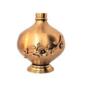 Pot de fleurs décoratif en aluminium incassable Surabhi pour la décoration de la maison, centre de table pour le salon - Product Image 3