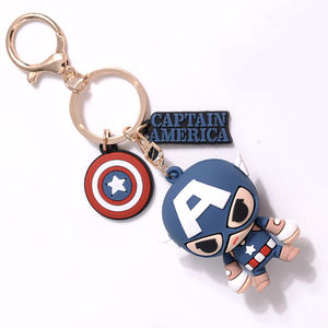 Porte-clés personnalisé en PVC, personnage de dessin animé, forme <span class=keywords><strong>3D</strong></span>, écologique, durable, non toxique, antibactérien - Product Image 5