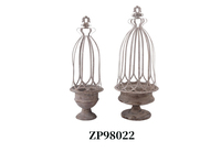 Zhongpin fleurs géantes avec support garde-corps jardinières porte-pots de fleurs plantes supports en fer clôture métal en pot support monté balcon