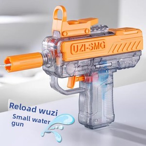 Nouveau pistolet à eau en plastique 2026 pour enfants garçons, haute technologie, pulvérisation à contre-courant, tir manuel par impulsions, mini pistolet à eau modèle WZSQ - Product Image 1
