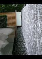 Mur d'eau décoratif moderne, cascade intérieure/extérieure pour hôtels, jardins et projets paysagers