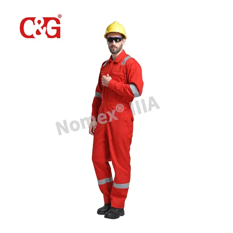 Fire Resistant Coverall Clothing Oil Gas Nomex Combinaison