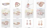 Bague en argent sterling 925 au design classique, bijoux de mode pour cadeau de petite amie, bague en quartz rose