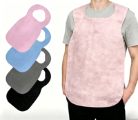 Tablier jetable non tissé SMS PP imperméable et résistant à l'huile pour barbecue coréen, OEM