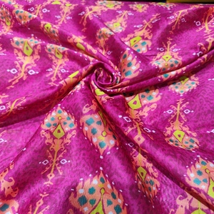 Trendy Woven Multicolor Abstract Printed Chanderi <b>Silk</b> <b>Fabric</b> Premium Lightweight Breathable Quick-Dry 44 Inch Width Saree Kurti - Product Image 3