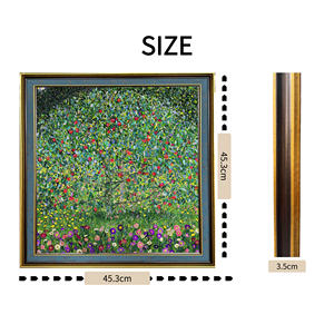 Riproduzione di Livello Museale dell'Albero di Mele di <span class=keywords><strong>Gustav</strong></span> Klimt Utilizzando Tecnologia Digitale ad Alta Definizione Riproduzione di Dipinto a Olio - Product Image 2
