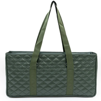 Sac fourre-tout de Mahjong occidental personnalisé Sac de transport en cuir de nylon avec poignées d'épaule