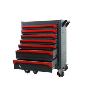 Aochen Chất lượng cao màu đen đa chức năng 7 ngăn kéo khóa công cụ lưu trữ công cụ tủ với bánh xe - Product Image 4
