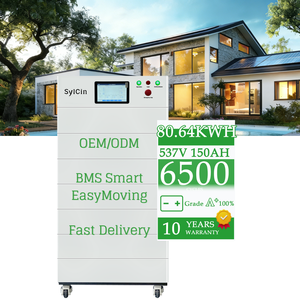 Sistema de Baterías de Litio Apilables de Alto Voltaje de 48V/51.2V 100Ah 200Ah 300Ah Escalables para Almacenamiento de Energía Comercial - Product Image 1