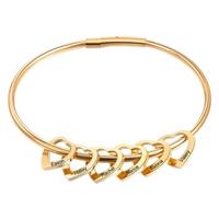 DIY coeur accessoires creux Ins Bracelet et graver anneau bijoux en acier inoxydable avec pendentif coeur