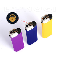 Briquet à gaz jetable classique en plastique écologique avec roue à silex, idéal pour la cigarette, les cigares et les mariages – Fabrication chinoise à prix abordable