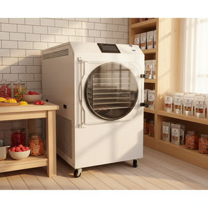 Équipement Commercial de Lyophilisation sous Vide pour Bonbons, Fruits et Café, Grande Capacité 30KG, Machine de Séchage par Congélation pour Aliments avec <span class=keywords><strong>Pompe</strong></span> - Product Image 2