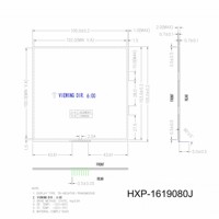 Écran LCD pour soudage de verre à assombrissement automatique, temps de réponse de 0,1 s, large plage de températures, connecteur 8 broches, obturateur LCD