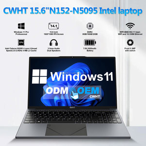 Ordinateur portable fin 15,6 pouces FHD 1920x1080 IPS Intel Quad-Core N5095 16 Go LPDDR4 <span class=keywords><strong>512</strong></span> Go SSD WiFi 6 Clavier rétroéclairé Nouveau - Product Image 2