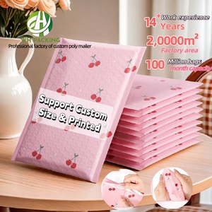 Printed Pink <strong>Mailers</strong> Bag <strong>Bubble</strong> Logo Shipping Suppliers Mail Bags Custom Strong Adhesive Poly <strong>Bubble</strong> <strong>Mailer</strong> - Product Image 1