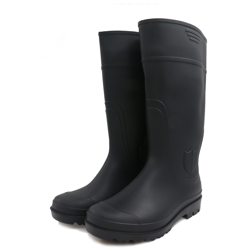 High Capped PVC Rain Boots Anti