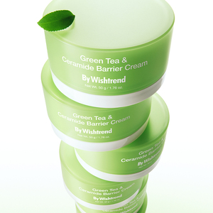 Crema restauradora de barrera de humectación con agua de té verde y complejo de ceramidas para fortalecer la piel seca y sensible - Product Image 3